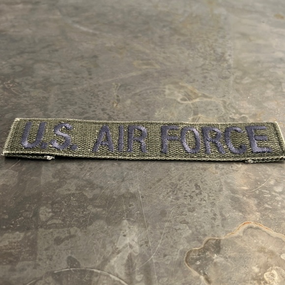 U.S. AIR FORCE embroidered tape patch - Vintage - Picture 7 of 10